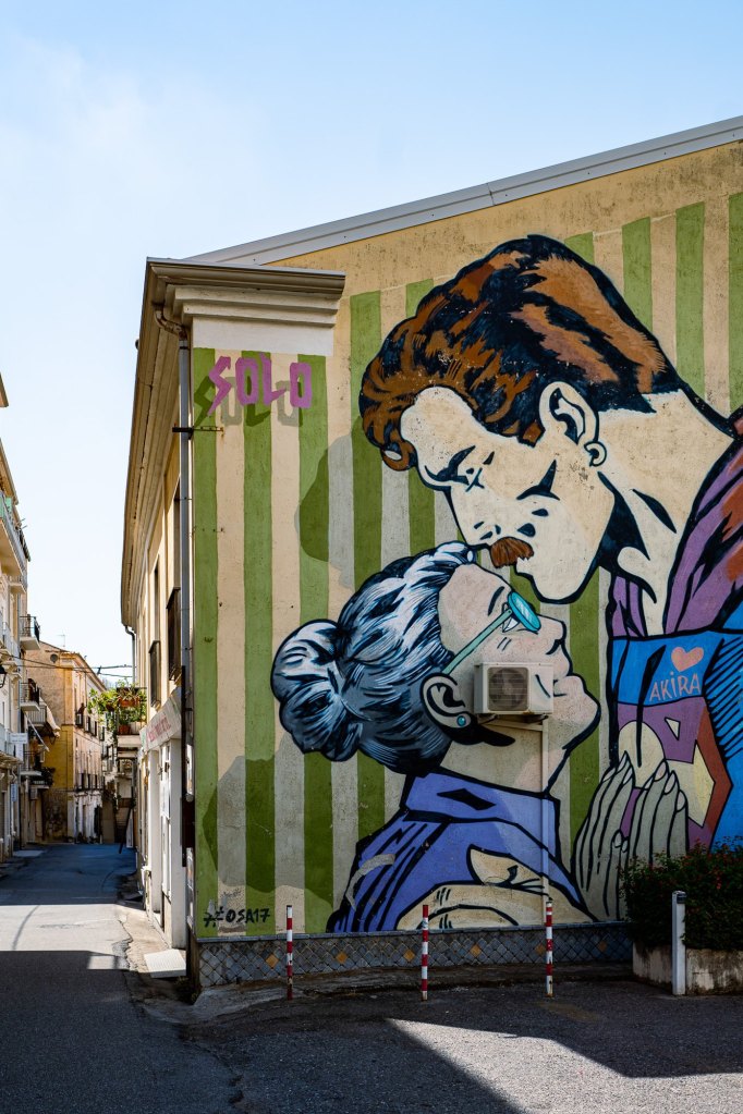 Diamante comic mural, Calabria