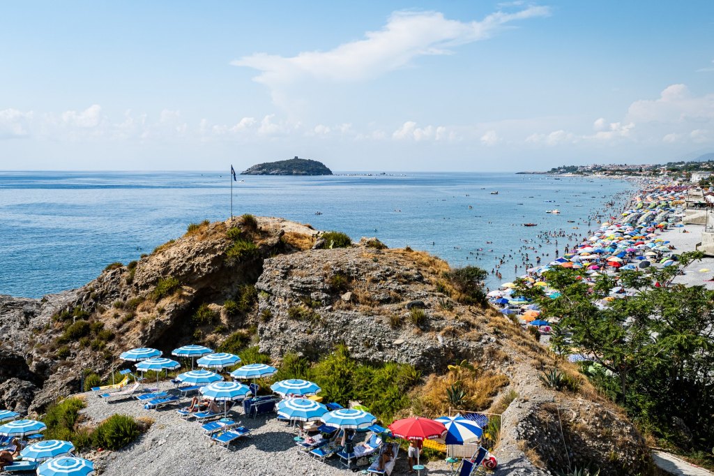 Diamante beach view, Calabria