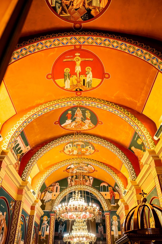 Santa sofia d'Epiro church ceiling, Calabria