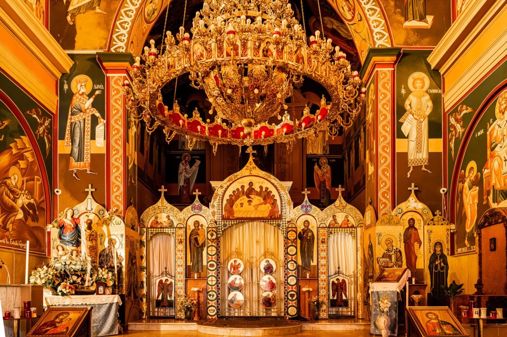 Santa sofia d'Epiro church iconostasis, Calabria
